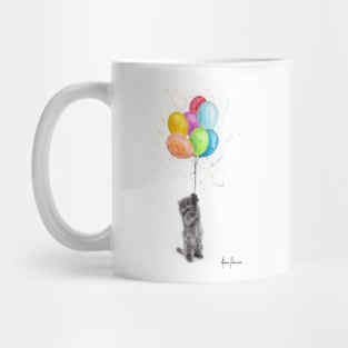 The Naughty Kitten and The Balloons Mug